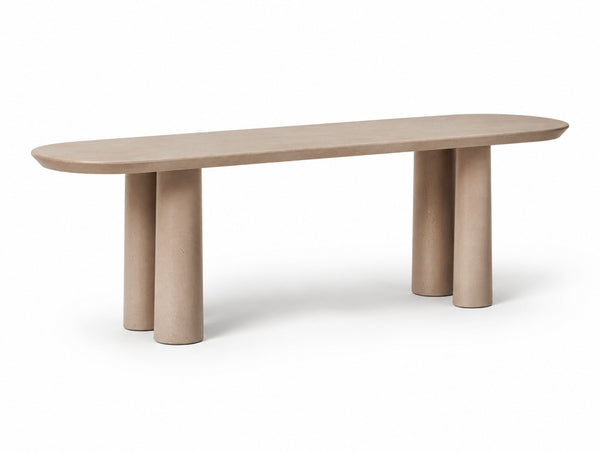 The Chipiona Dining Table on a white studio background