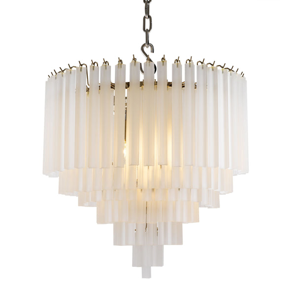Frosted Glass Droplet Globe Cluster Chandelier