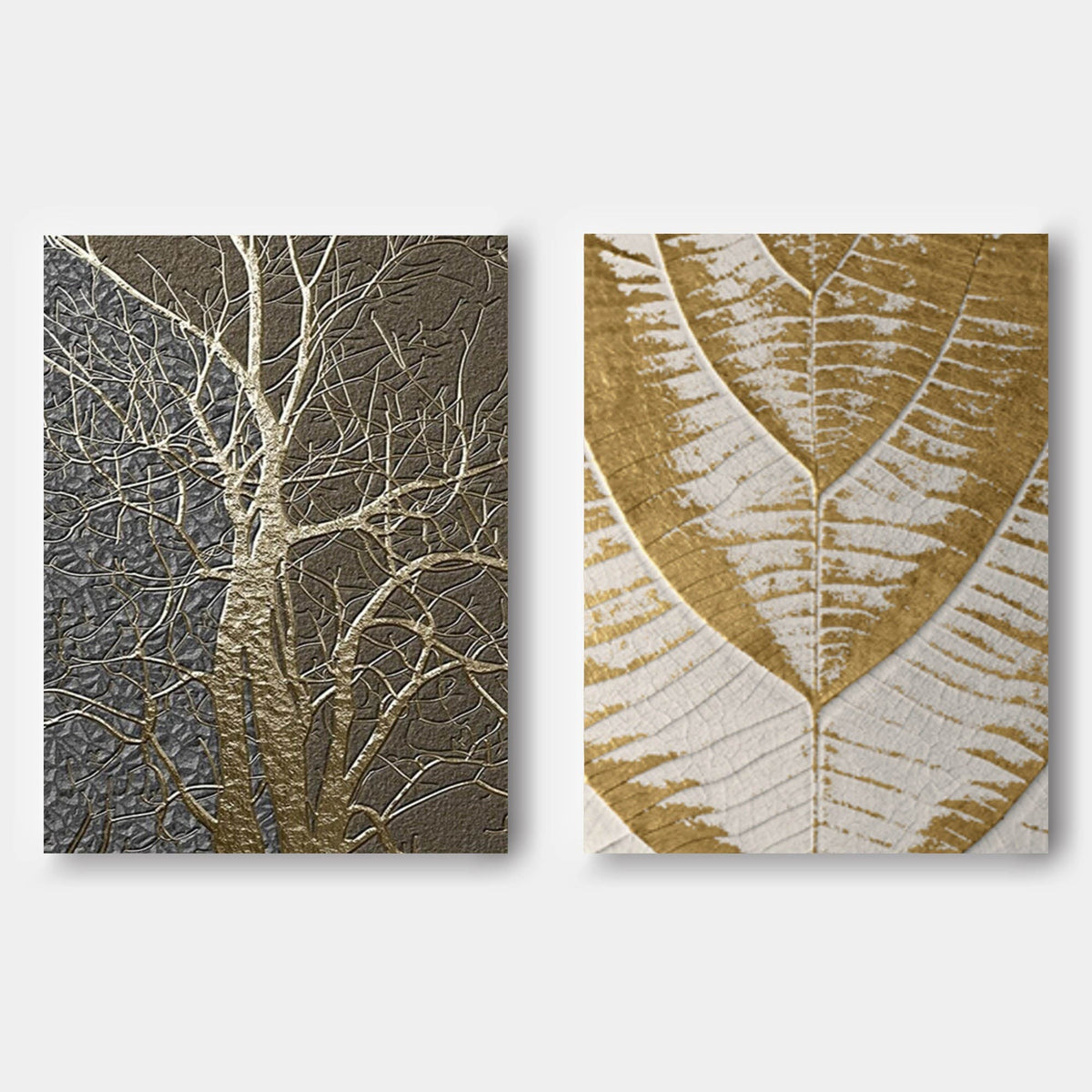 Gilded Branches and Leaf Veins