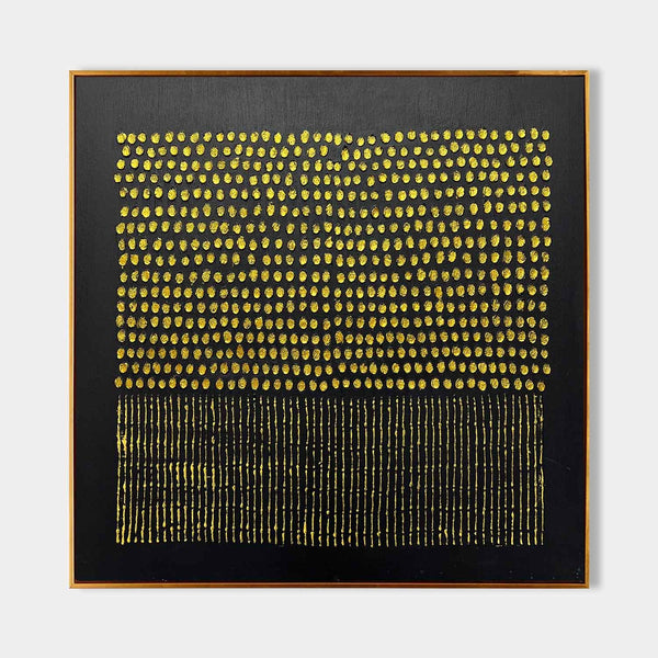 Gold Dot Rhythm on Black