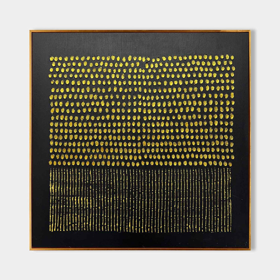 Gold Dot Rhythm on Black