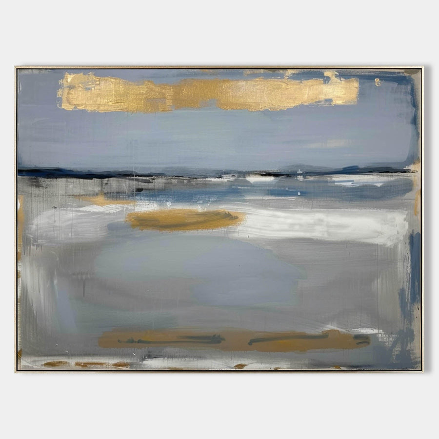 Gold Light Over a Quiet Shore