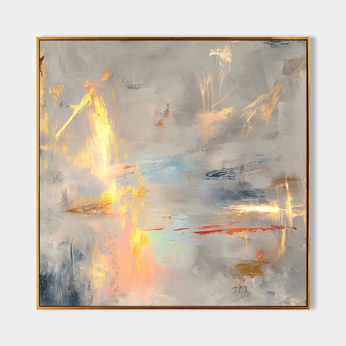 Golden Light Through Silver Mist