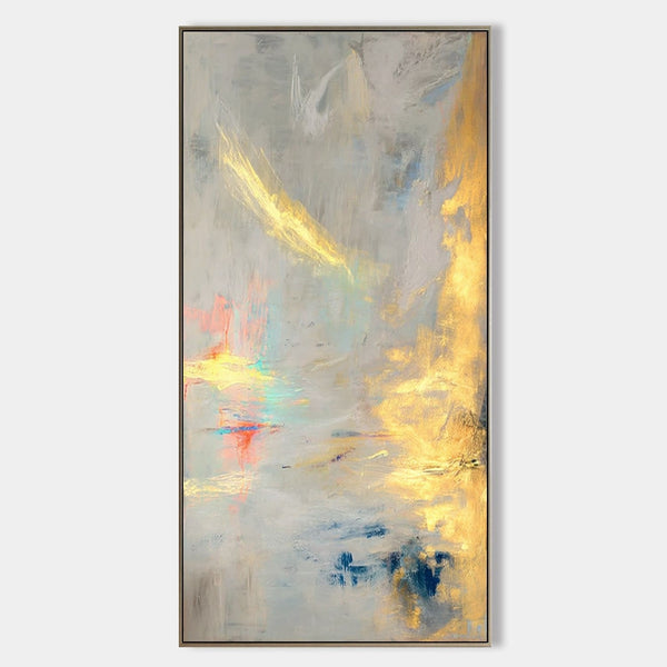 Golden Light Through Soft Gray Mist
