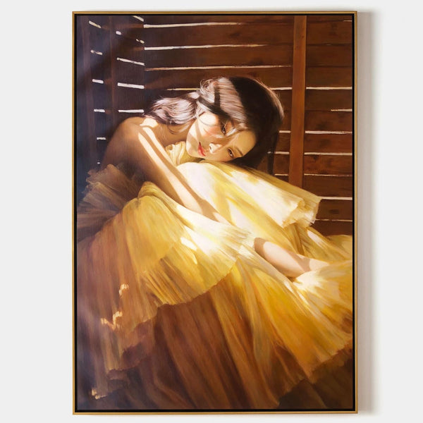 Golden Light Through Wooden Slats