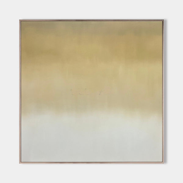 Golden Mist Over Pale Horizon