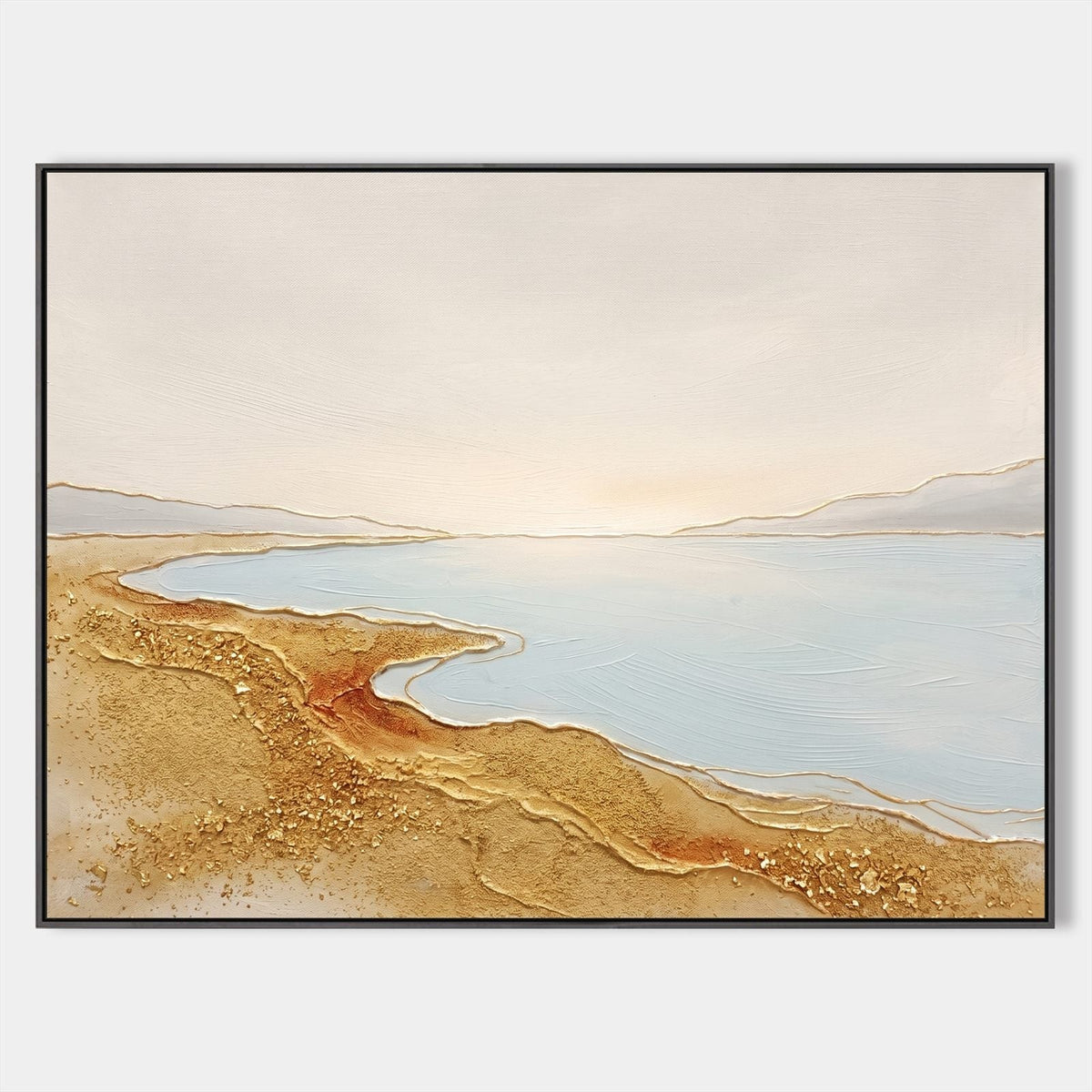 Golden Shore at Pale Dawn