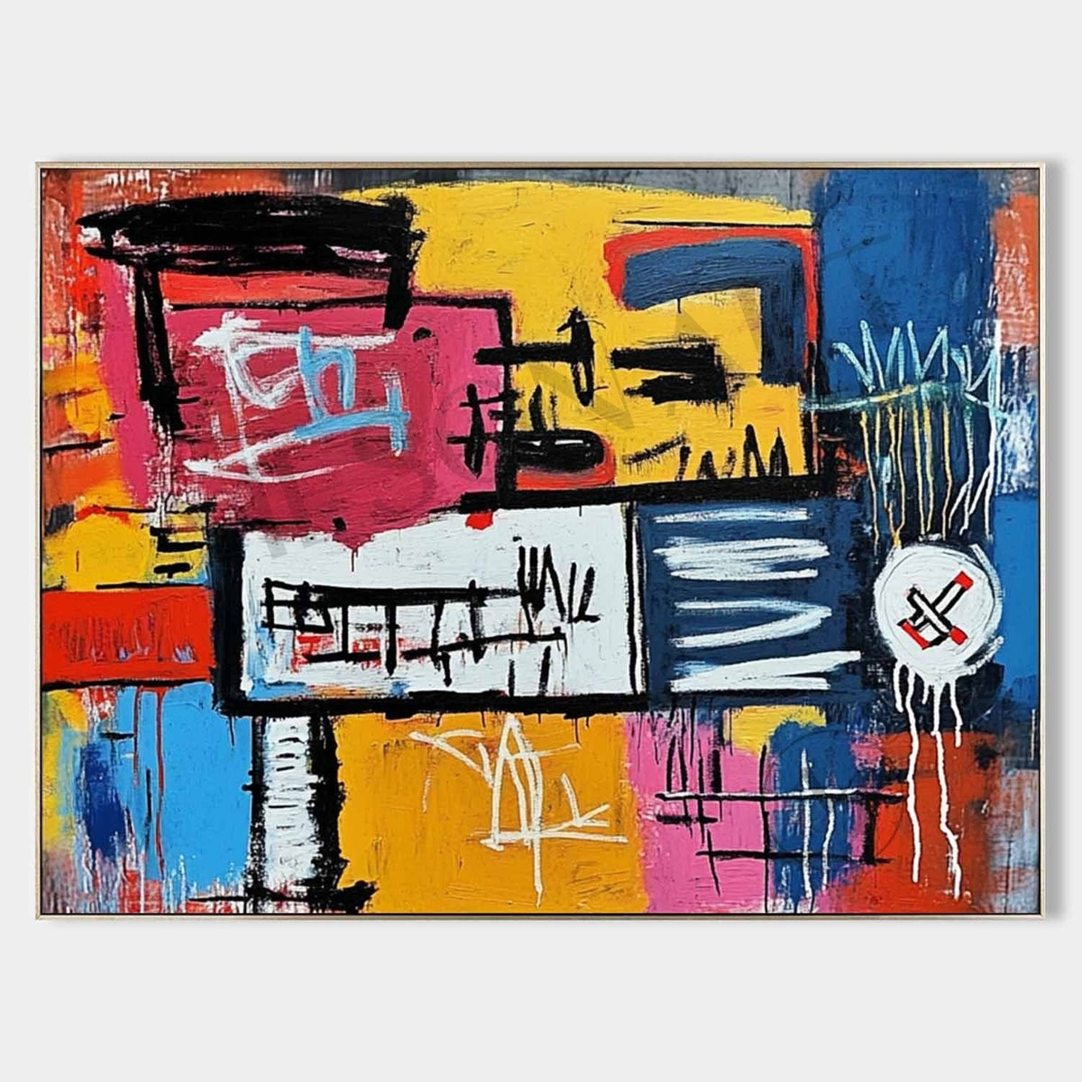Graffiti Blocks in Primary Color