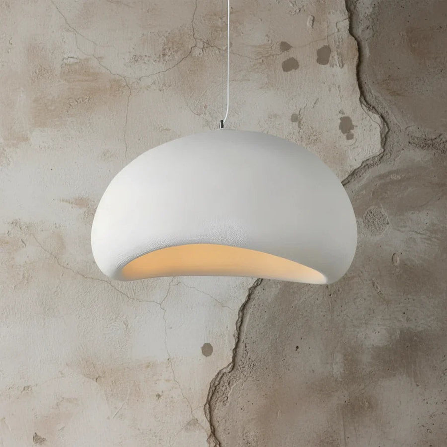 Hollowed Matte Cast Resin Bubble Pendant