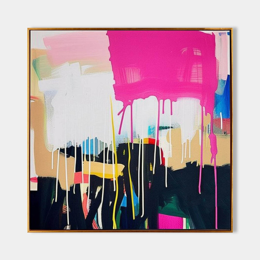 Hot Pink Drips Over Midnight