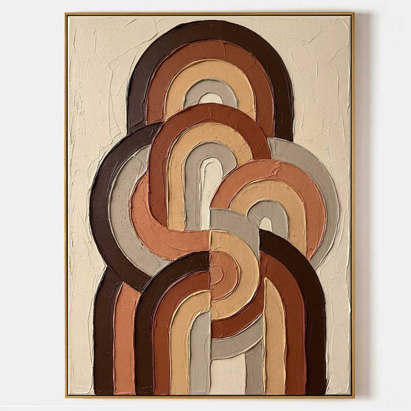 Interlocking Earth Tone Arches