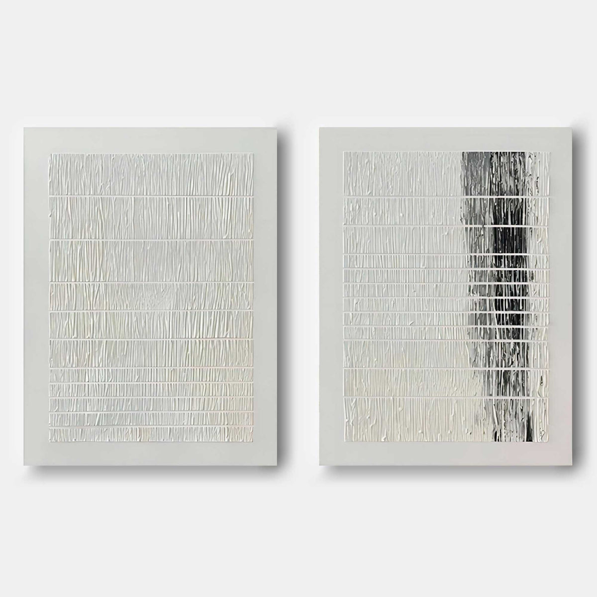 Ivory Ridges with Charcoal Fall
