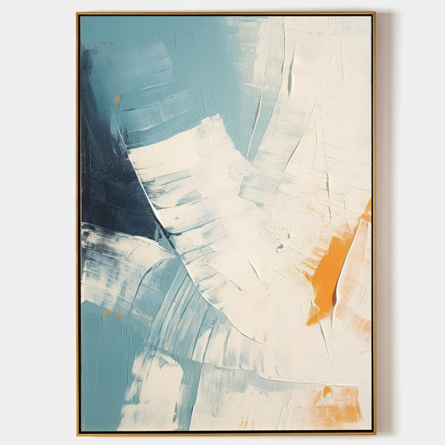 Ivory Sweeps Over Coastal Blue