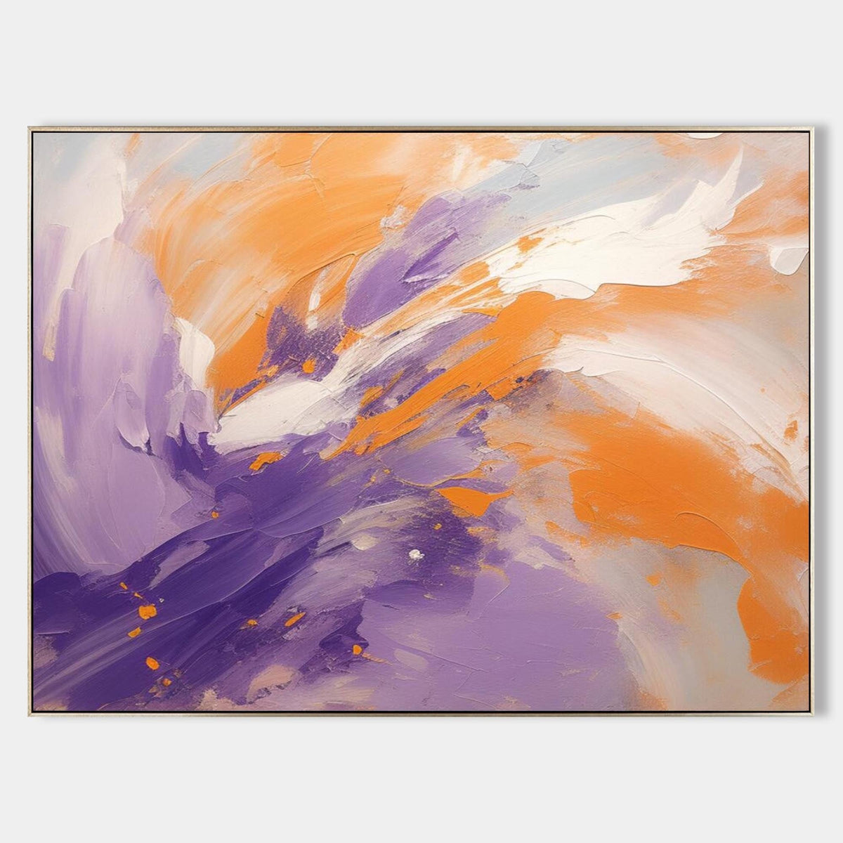 Lavender and Tangerine Sweep