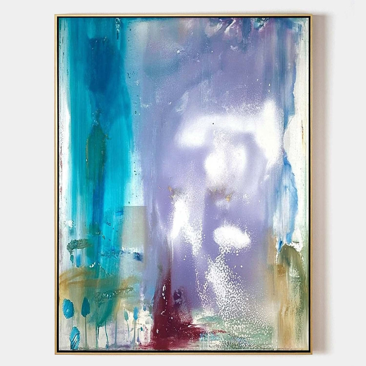 Lavender Mist and Turquoise Rain