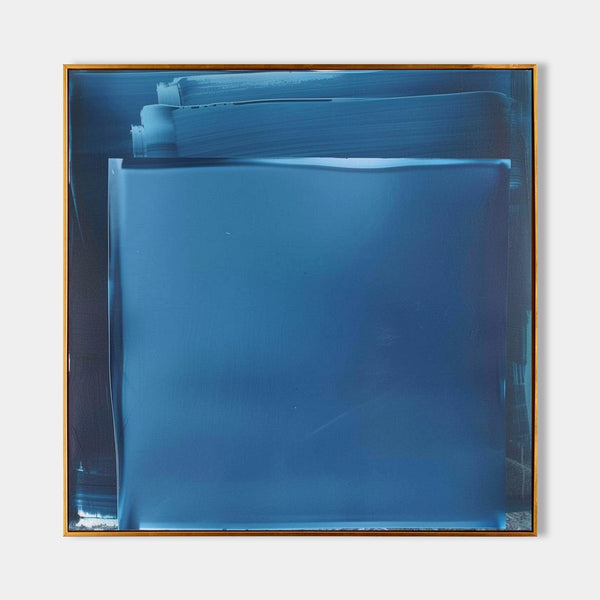 Layered Blue Veils in Soft Light