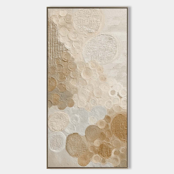 Layered Circles in Sand and Ivory