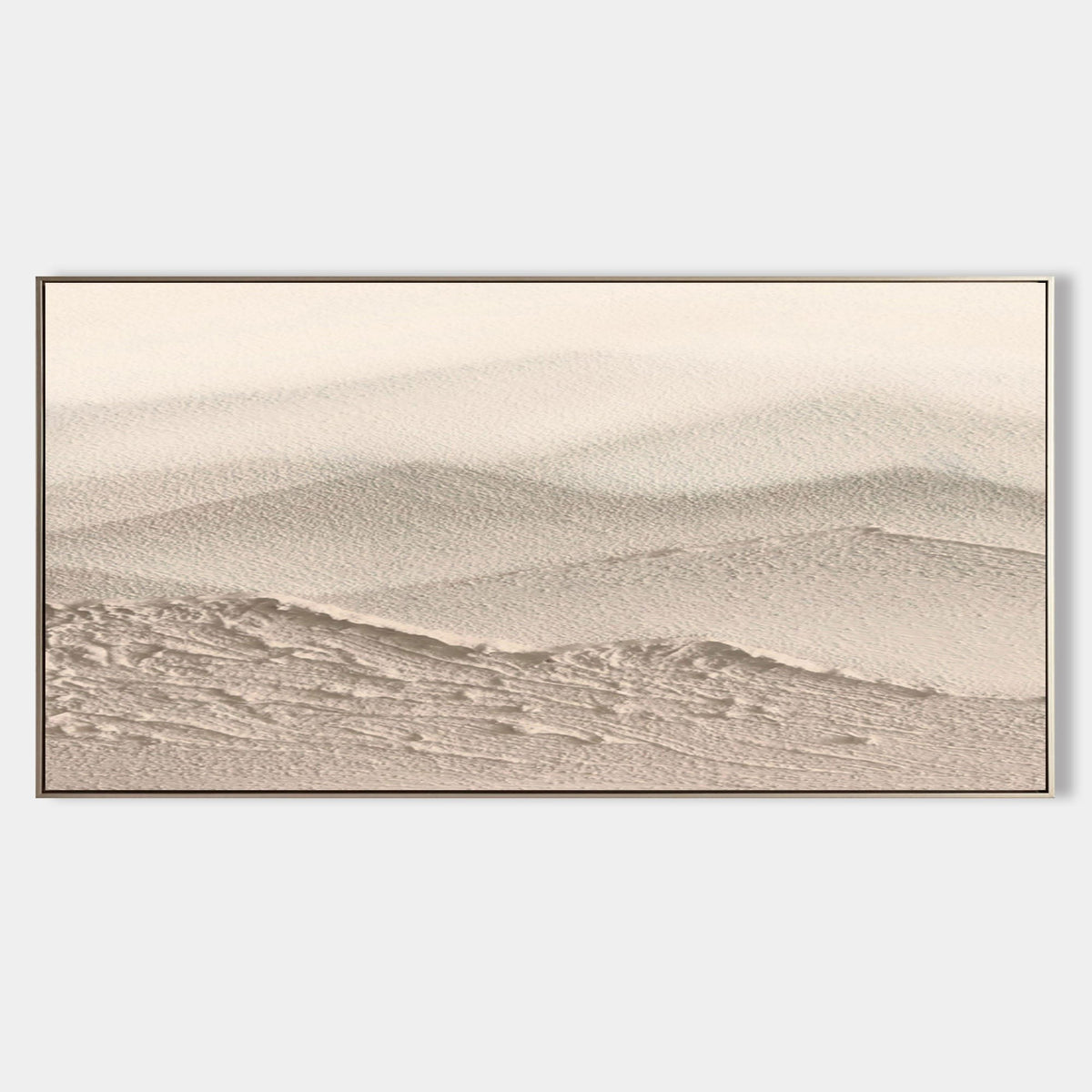 Layered Sand Dunes in Soft Beige