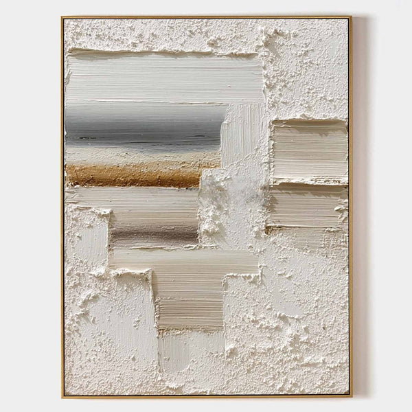 Layered Shoreline in Plaster White