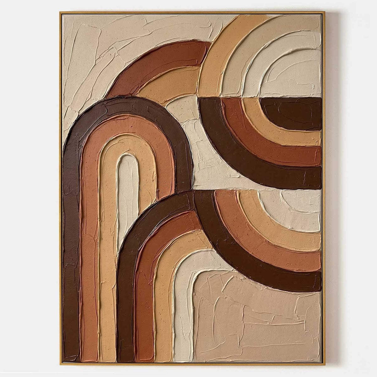 Layered Terracotta Arches in Relief