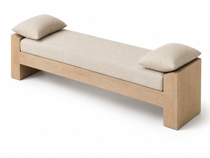The Lefkada Daybed on a white studio background