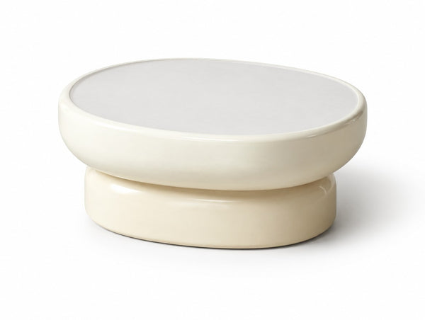 The Lenno Coffee Table on a white studio background