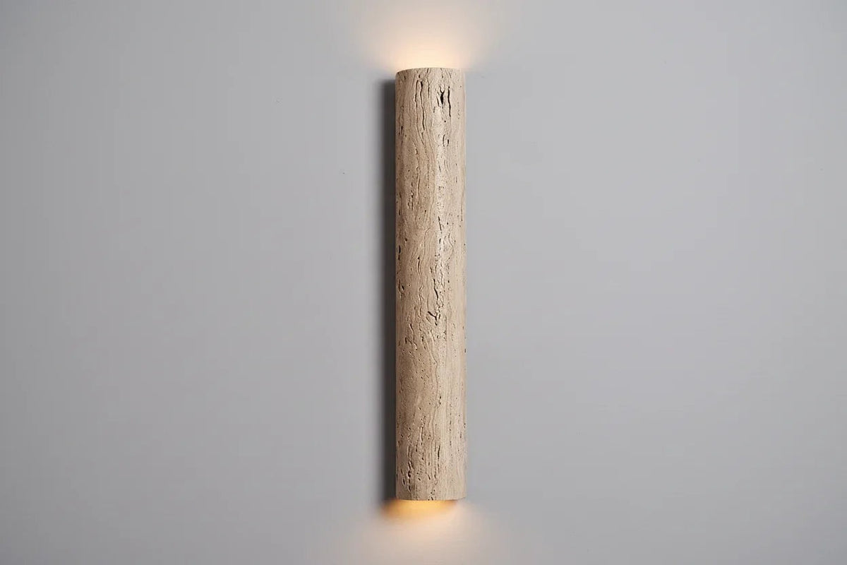 Linear Travertine Bar Wall Sconce