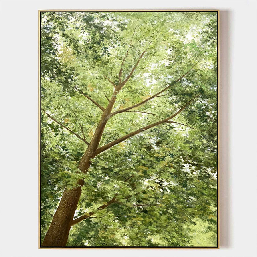 Looking Up Through Summer Leaves
