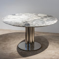 Lunar Marble Pedestal Table - View 2