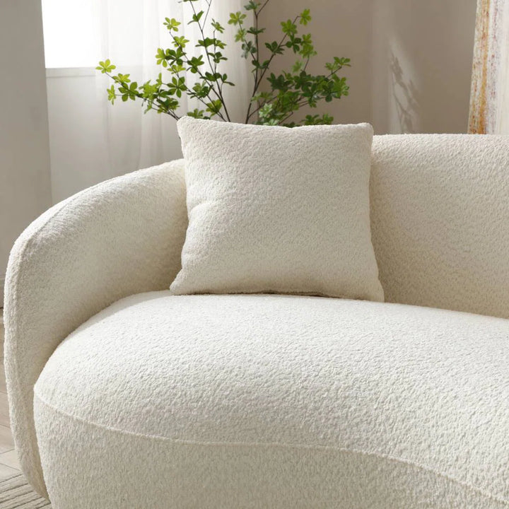 marlow performance bouclé curve sofa