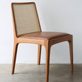 Mid-Century Modern Cane Back Dining Chair - Main View
