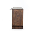Mid-Century Modern Rattan Sideboard - Close-up Detail