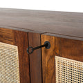 Mid-Century Modern Rattan Sideboard - Room Setting