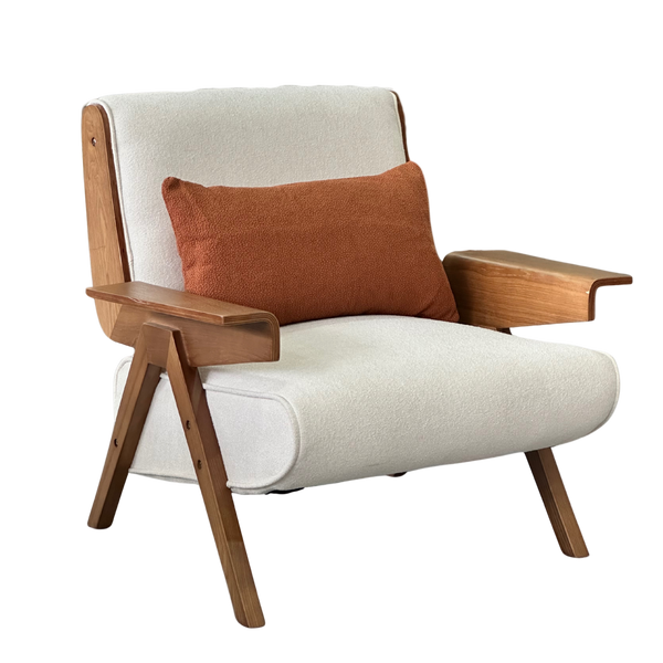 Mid-Century Modern Z-Frame Lounge Chair - Main View