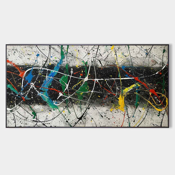 Midnight Band of Splattered Color
