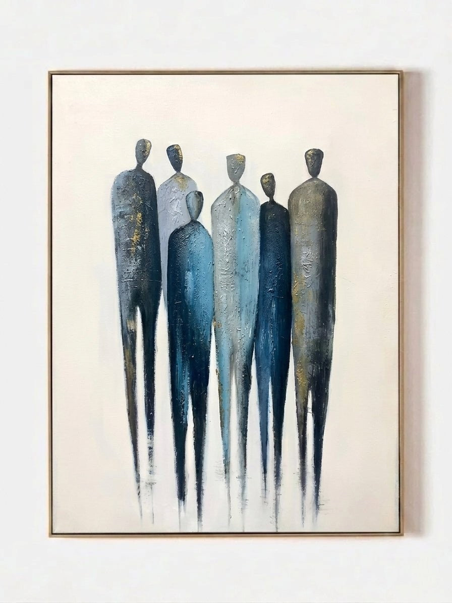 Minimalist Abstract Souls Canvas Wall Art