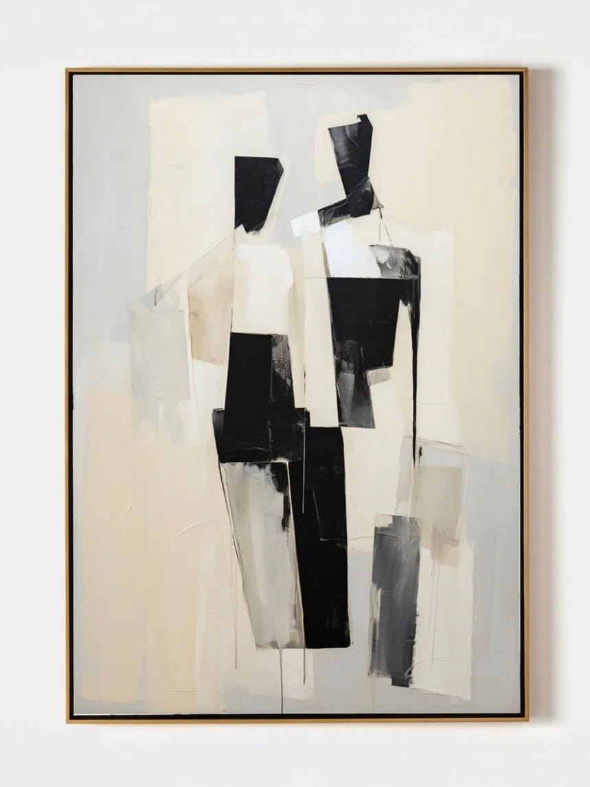 Minimalist Linear Abstract Canvas Art