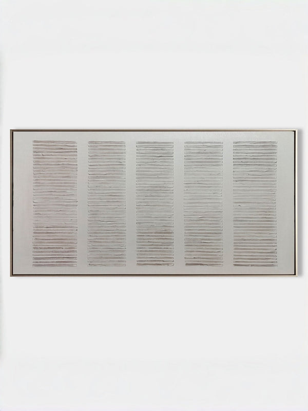 Minimalist Linear Texture Wabi-Sabi Wall Art