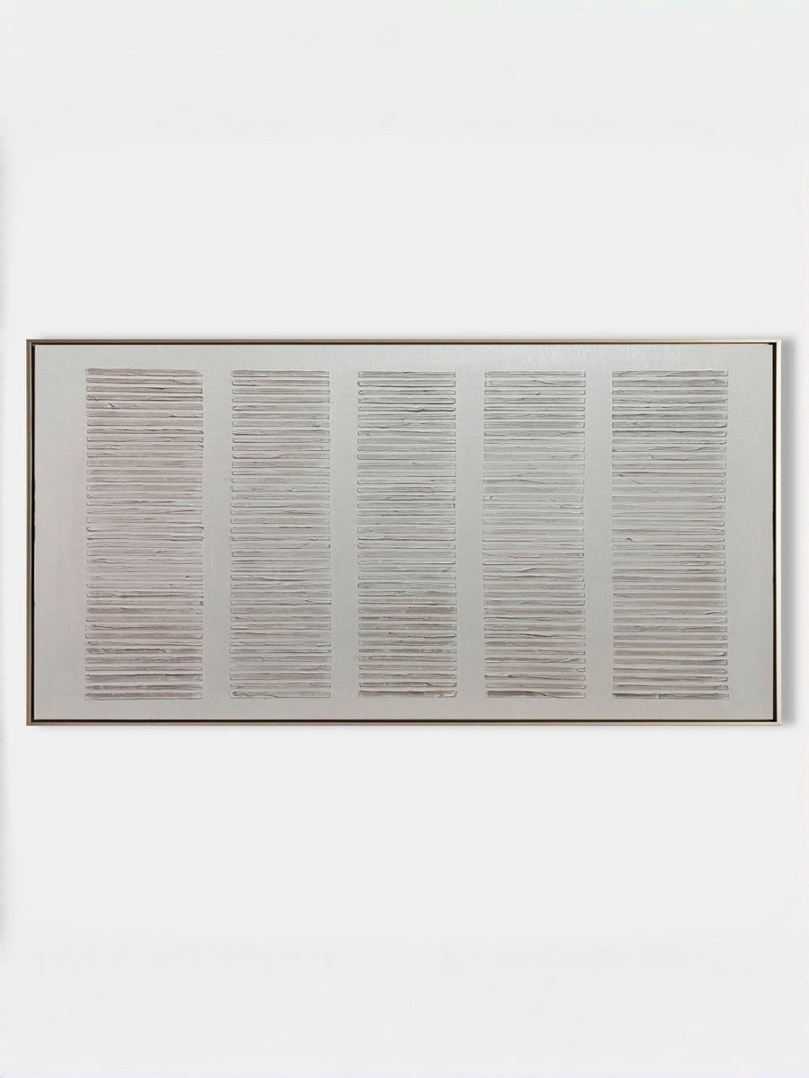 Minimalist Linear Texture Wabi-Sabi Wall Art