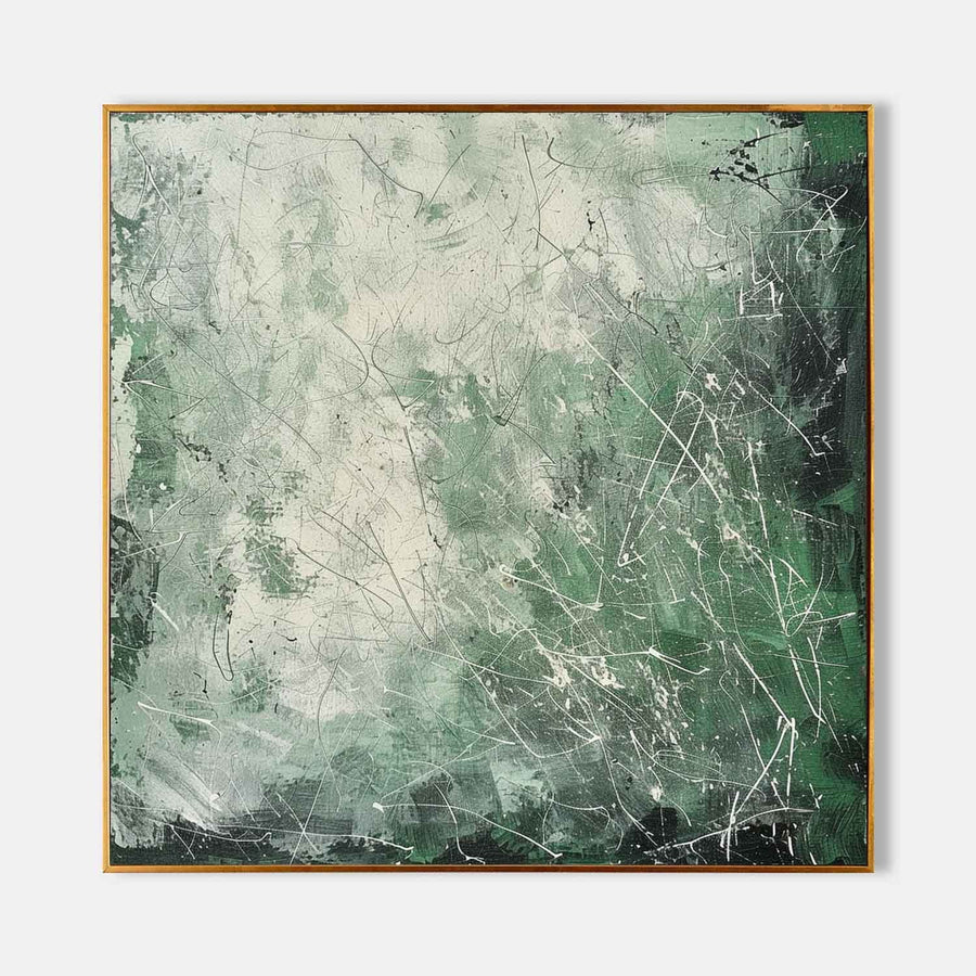 Misty Green Thicket in Motion