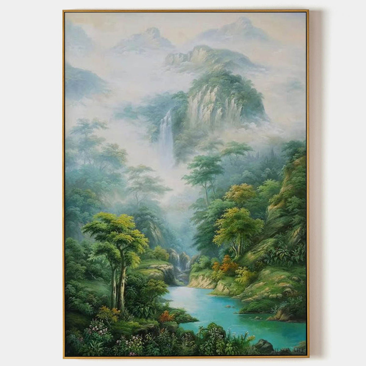 Misty Mountain Falls and Turquoise River