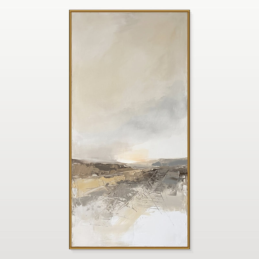 Misty Plains Under Pale Light