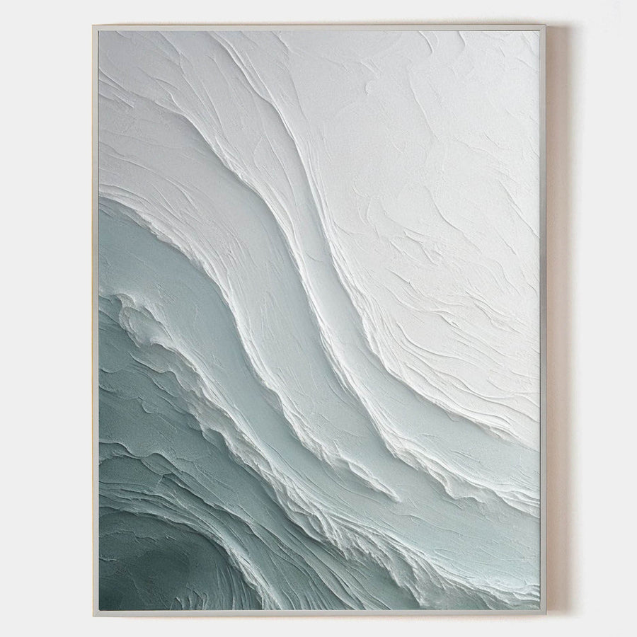 Misty Sea Glass Plaster Waves
