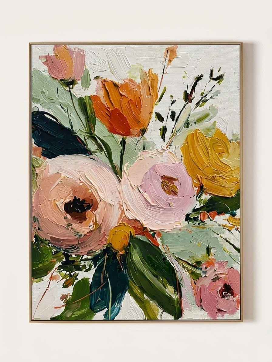 Modern 3D Heavy Textured Canvas Wall Art