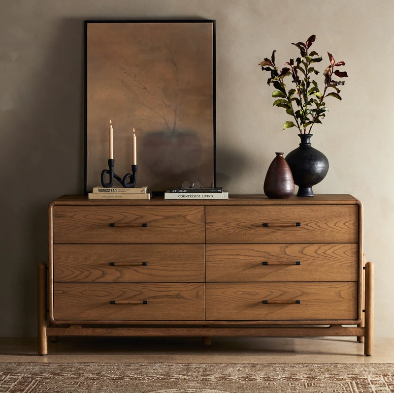 Modern 6-Drawer Dresser - Main View