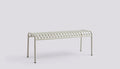 Modern Aluminum Outdoor Bench - Detail View