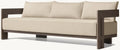Modern Aluminum Outdoor Lounge Set - Detail View