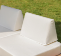 Modern Aluminum Outdoor Lounge Set - Side View