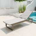 Modern Aluminum Sun Lounger - Alternate Angle
