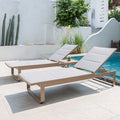 Modern Aluminum Sun Lounger - Detail View